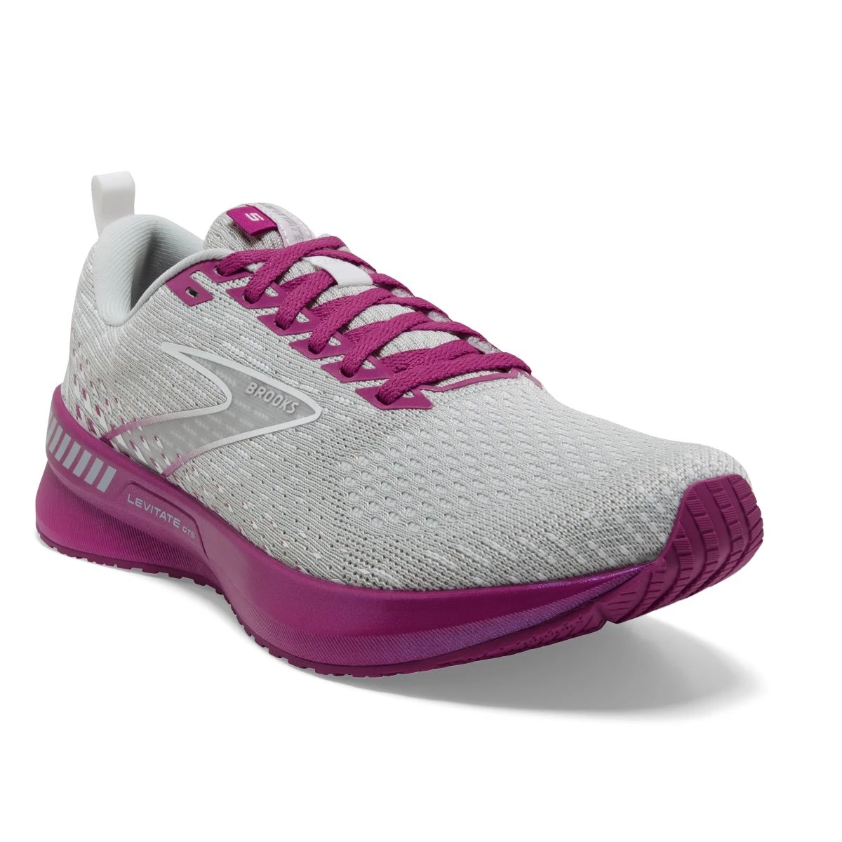 'Brooks' Women's Levitate GTS 5 - Grey / Lavender / Baton Rouge 4 'Brooks' Women's Levitate GTS 5 - Grey / Lavender / Baton Rouge