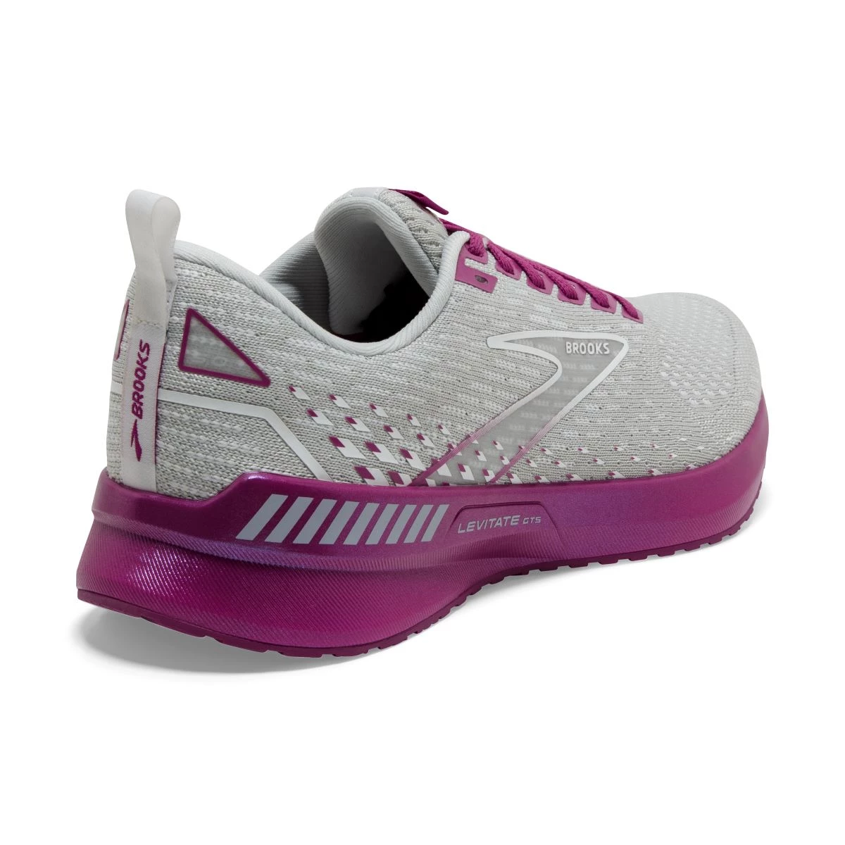 'Brooks' Women's Levitate GTS 5 - Grey / Lavender / Baton Rouge 8 'Brooks' Women's Levitate GTS 5 - Grey / Lavender / Baton Rouge