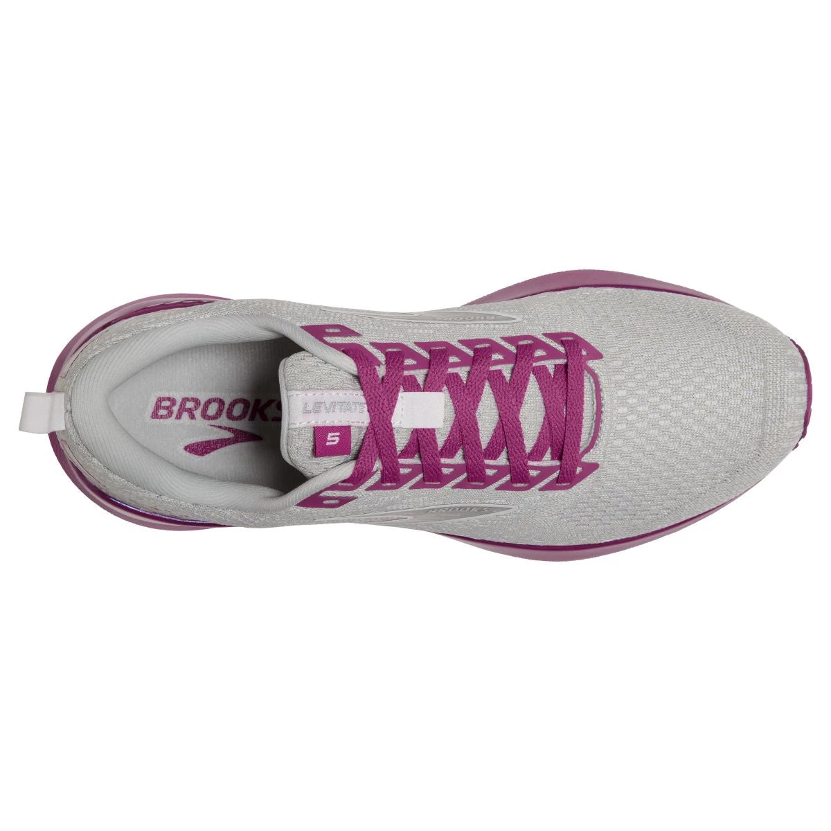 'Brooks' Women's Levitate GTS 5 - Grey / Lavender / Baton Rouge 5 'Brooks' Women's Levitate GTS 5 - Grey / Lavender / Baton Rouge