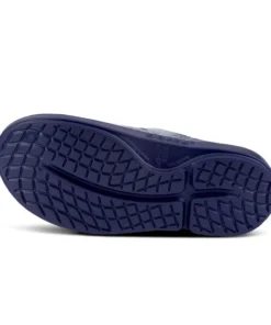 'OOFOS' Women's OOcloog Clog Limited Edition - Navy / Silver Snake