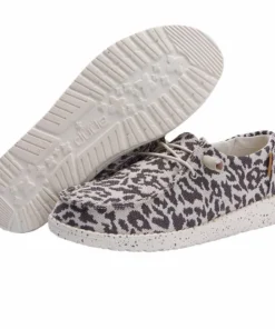 'Hey Dude' Women's Wendy Jungle - Grey Cheetah 10 'Hey Dude' Women's Wendy Jungle - Grey Cheetah