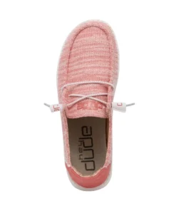 'Hey Dude' Women's Wendy Stretch - Coral Pearl