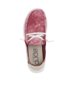 'Hey Dude' Women's Wendy Tie Dye - Red