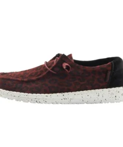 'Hey Dude' Women's Wendy Jungle - Scarlet Leopard