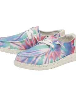 'Hey Dude' Women's Wendy Tie Dye - Rose Candy