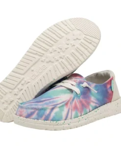 'Hey Dude' Women's Wendy Tie Dye - Rose Candy