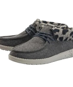 'Hey Dude' Women's Britt Cheetah - Grey