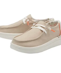 'Hey Dude' Women's Wendy Rise - Chambray Sandshell