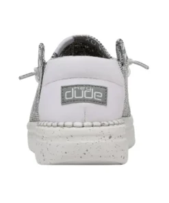 'Hey Dude' Women's Wendy Rise Sox - Stone White