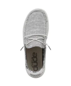 'Hey Dude' Women's Wendy Rise Sox - Stone White