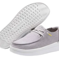 'Hey Dude' Women's Wendy Rise - Grey Lines