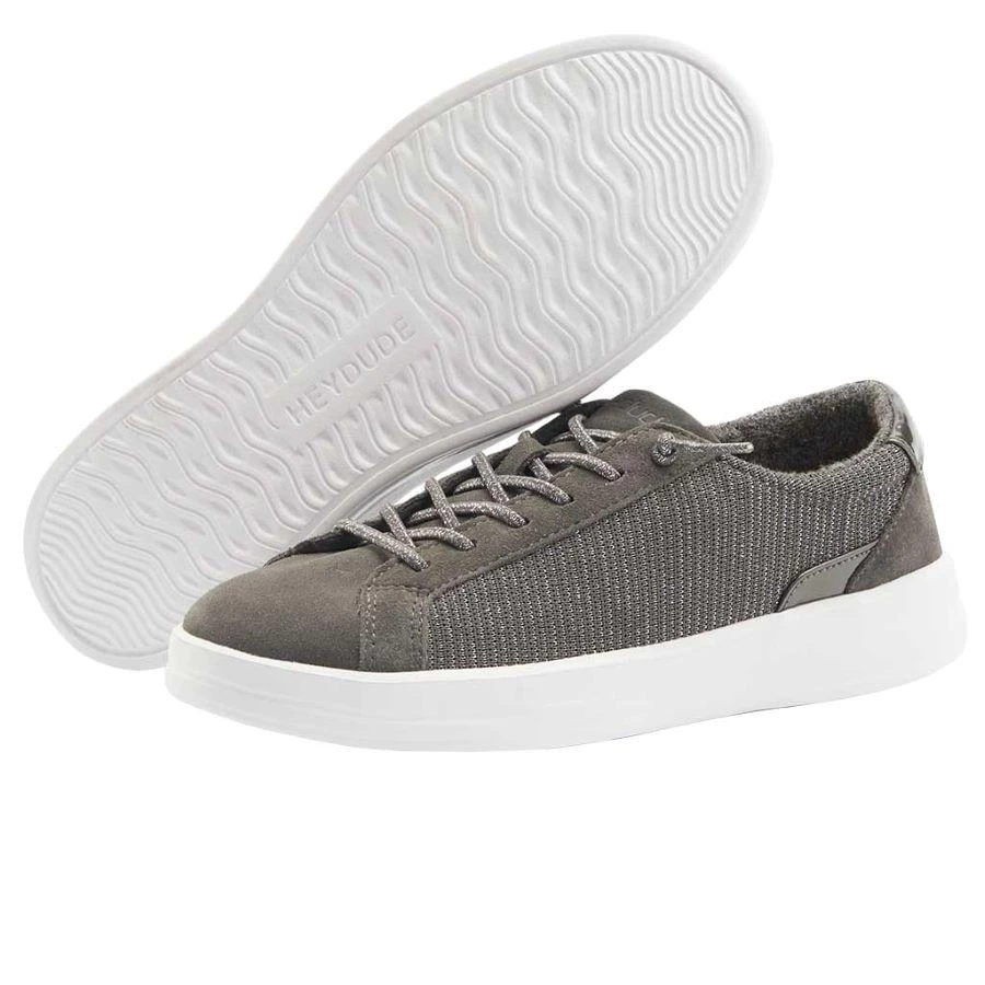 'Hey Dude' Women's Karina Suede - Sparkling Carbon 5 'Hey Dude' Women's Karina Suede - Sparkling Carbon
