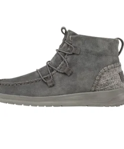 'Hey Dude' Women's Eloise Suede Boot - Carbon