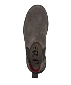 'Hey Dude' Women's Vic Suede - Shadow Grey 12 'Hey Dude' Women's Vic Suede - Shadow Grey