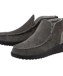 'Hey Dude' Women's Denny Suede - Shadow Grey
