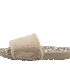 'Hey Dude' Women's Peggy Slide - Tan Cheetah