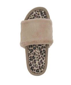 'Hey Dude' Women's Peggy Slide - Tan Cheetah