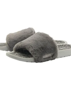 'Hey Dude' Women's Peggy Slide - Grey Cheetah