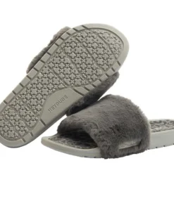 'Hey Dude' Women's Peggy Slide - Grey Cheetah