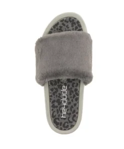 'Hey Dude' Women's Peggy Slide - Grey Cheetah