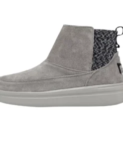 'Hey Dude' Women's Mel Suede - Lunar Rock