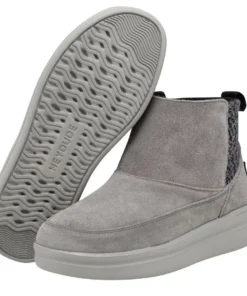 'Hey Dude' Women's Mel Suede - Lunar Rock