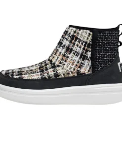 'Hey Dude' Women's Mel - Boucle Black