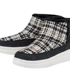 'Hey Dude' Women's Mel - Boucle Black