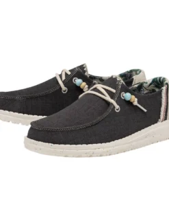 'Hey Dude' Women's Wendy Natural - Carbon