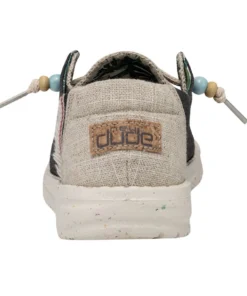 'Hey Dude' Women's Wendy Natural - Carbon