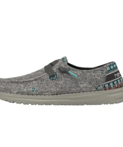 'Hey Dude' Women's Wendy Flora - Tulip Grey 13 'Hey Dude' Women's Wendy Flora - Tulip Grey