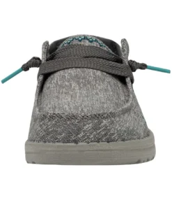 'Hey Dude' Women's Wendy Flora - Tulip Grey 11 'Hey Dude' Women's Wendy Flora - Tulip Grey