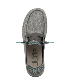 'Hey Dude' Women's Wendy Flora - Tulip Grey