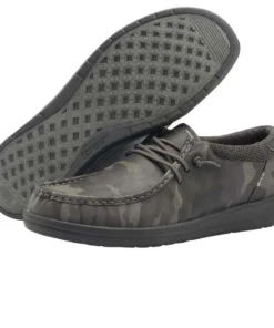 'Hey Dude' Men's Paul Recycled Leather - Arctic Camo