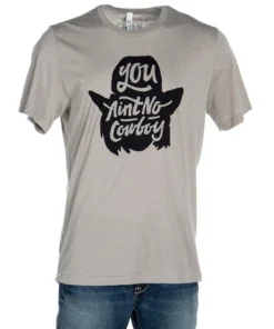 'Dale Brisby' You Ain't No Cowboy T-Shirt - Grey