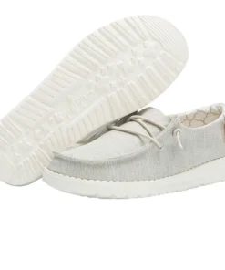 Kids 'Hey Dude' Wendy Linen Youth - Linen Beige 12 Kids 'Hey Dude' Wendy Linen Youth - Linen Beige