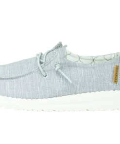 Kids 'Hey Dude' Wendy Youth Linen - Linen Grey 12 Kids 'Hey Dude' Wendy Youth Linen - Linen Grey