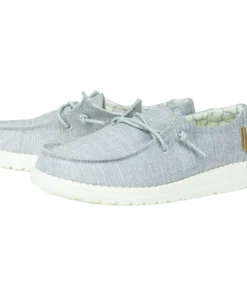 Kids 'Hey Dude' Wendy Youth Linen - Linen Grey