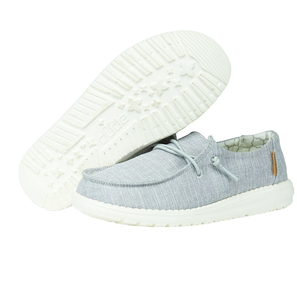 Kids 'Hey Dude' Wendy Youth Linen - Linen Grey 8 Kids 'Hey Dude' Wendy Youth Linen - Linen Grey
