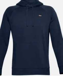 'Under Armour' Men's Rival Fleece Hoodie - Academy / Onyx White