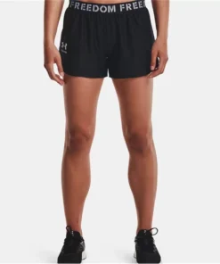 'Under Armour' Women's Freedom Playup Shorts - Black