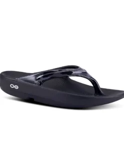 'OOFOS' Women's OOlala Thong Limited Edition - Black / Camo