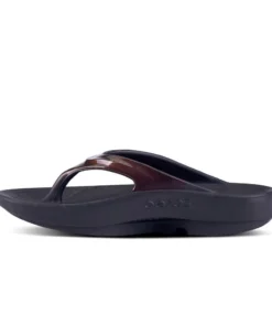 'OOFOS' Women's OOlala Luxe Thong - Cabernet