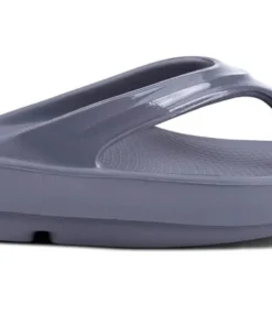 'OOFOS' Women's OOlala Luxe Thong - Slate