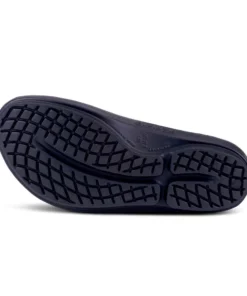 'OOFOS' Women's OOlala Thong Limited Edition - Black / Cheetah