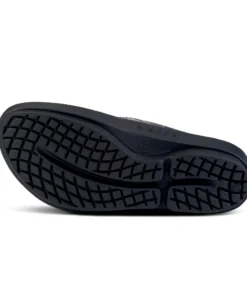 'OOFOS' Women's OOlala Thong Limited Edition - Black / Champagne Pop