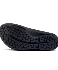 'OOFOS' Women's OOlala Thong Limited Edition - Black / Purple Watercolor