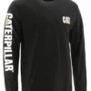 'Caterpillar' Men's Trademark Banner Tee - Black 1 'Caterpillar' Men's Trademark Banner Tee - Black