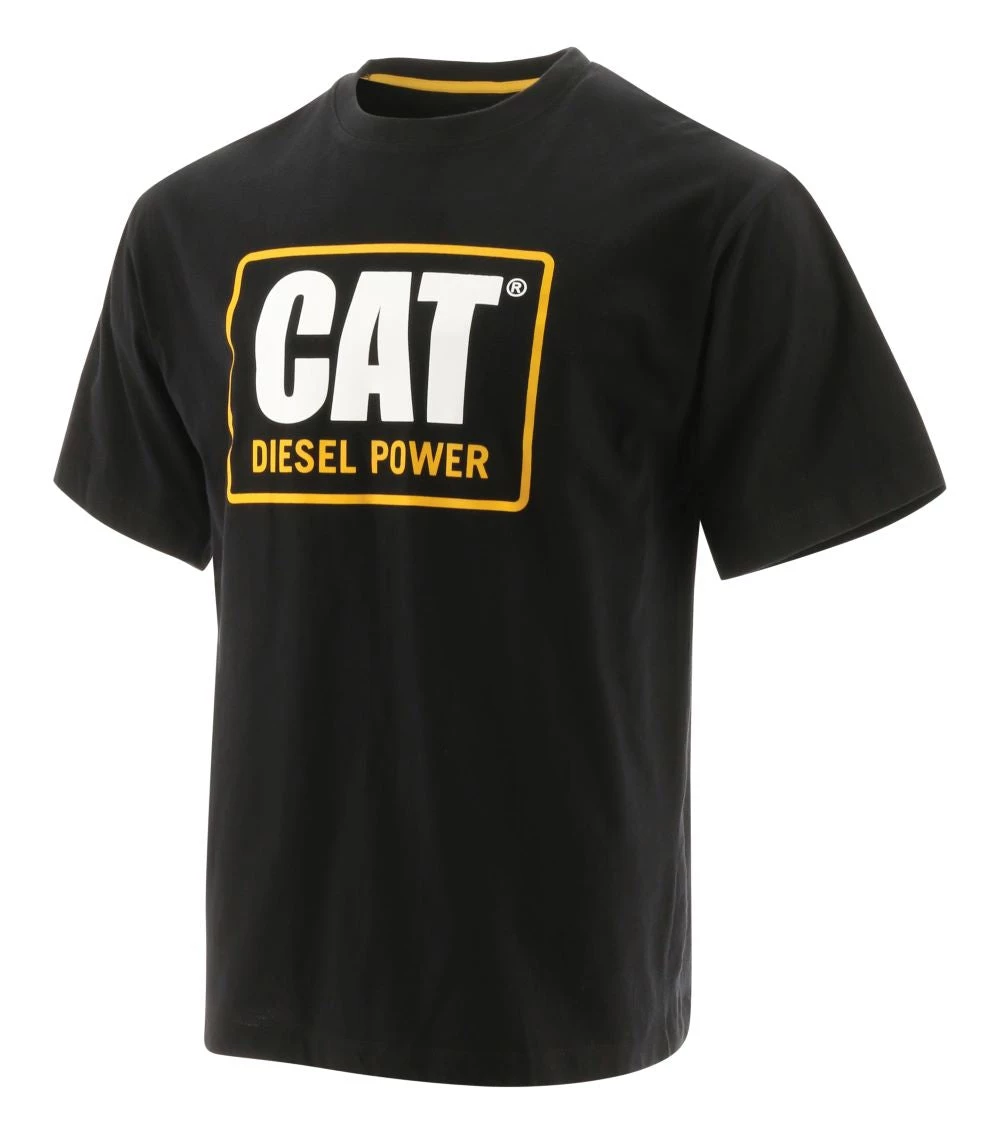 'Caterpillar' Men's Diesel Power Tee - Black 3 'Caterpillar' Men's Diesel Power Tee - Black