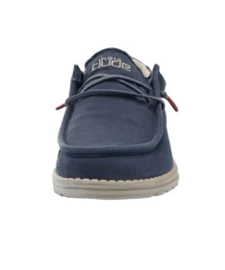 'Hey Dude' Men's Wally Washed - Blue Space